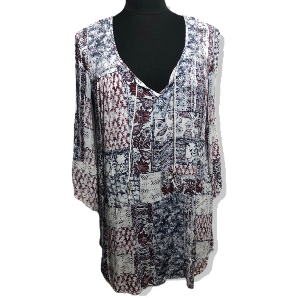 Billabong Peasant Boho Dress or Top Sz M 31” L - Picture 1 of 4